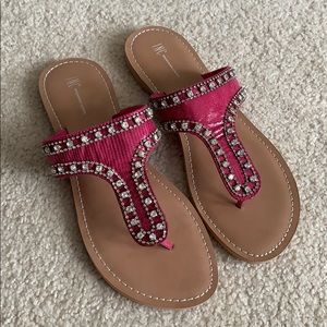 INC International Concepts Gina Thong Sandals